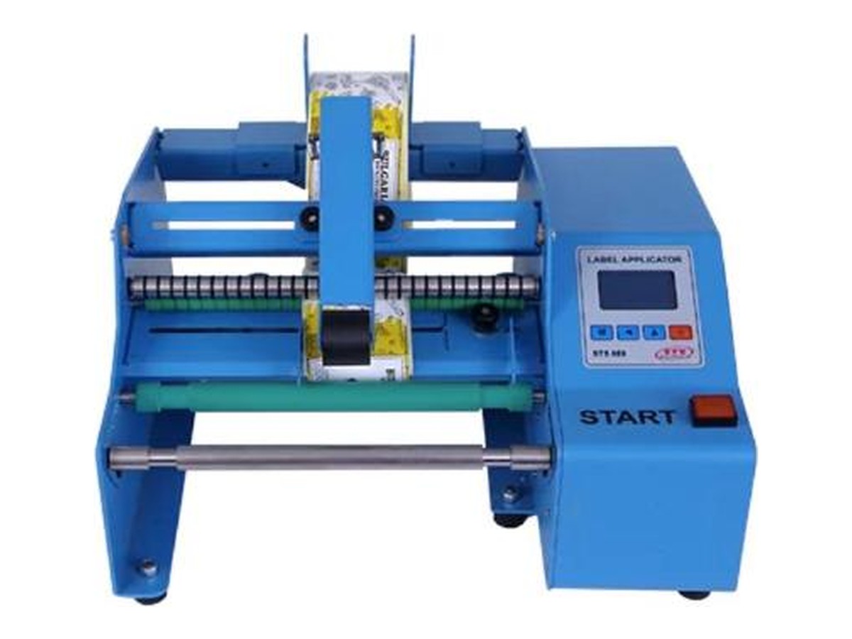 Εφαρμογέας ετικετών Diktech STS808 για κυλινδρικές συσκευασίες